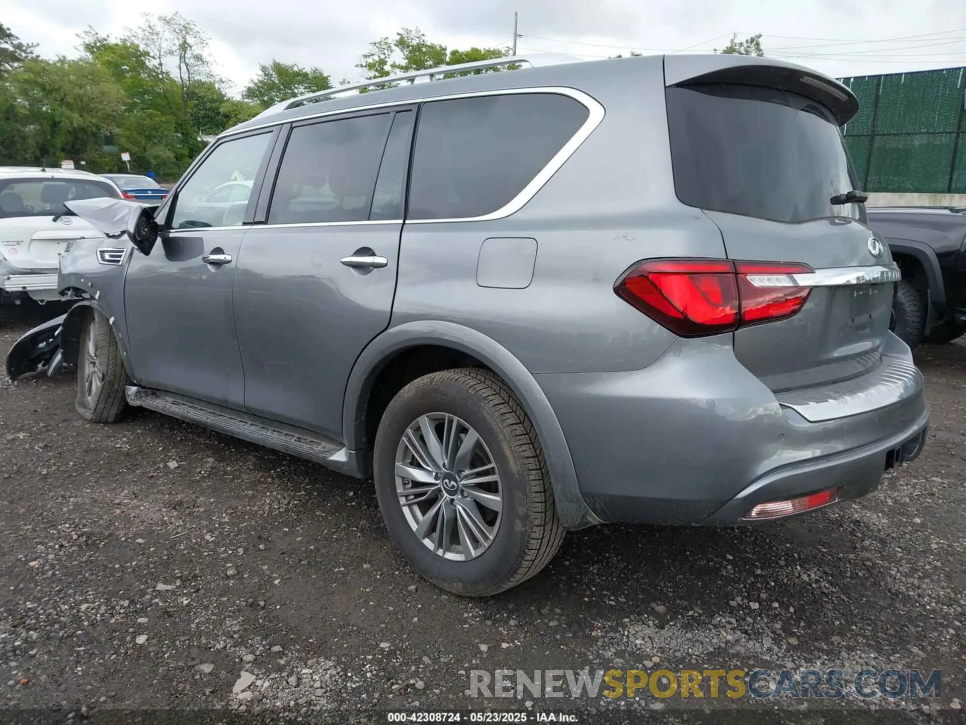 3 Photograph of a damaged car JN8AZ2AD7M9861561 INFINITI QX80 2021