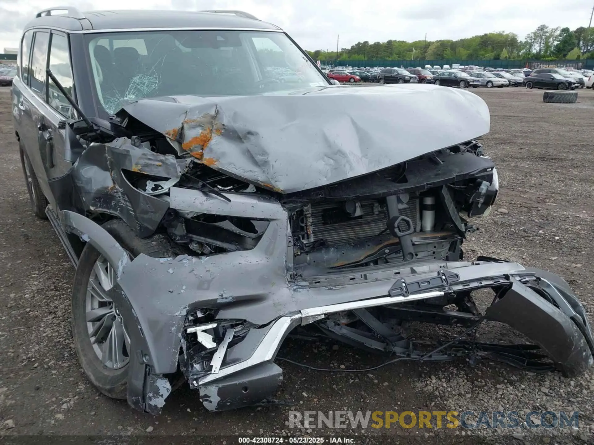 6 Photograph of a damaged car JN8AZ2AD7M9861561 INFINITI QX80 2021