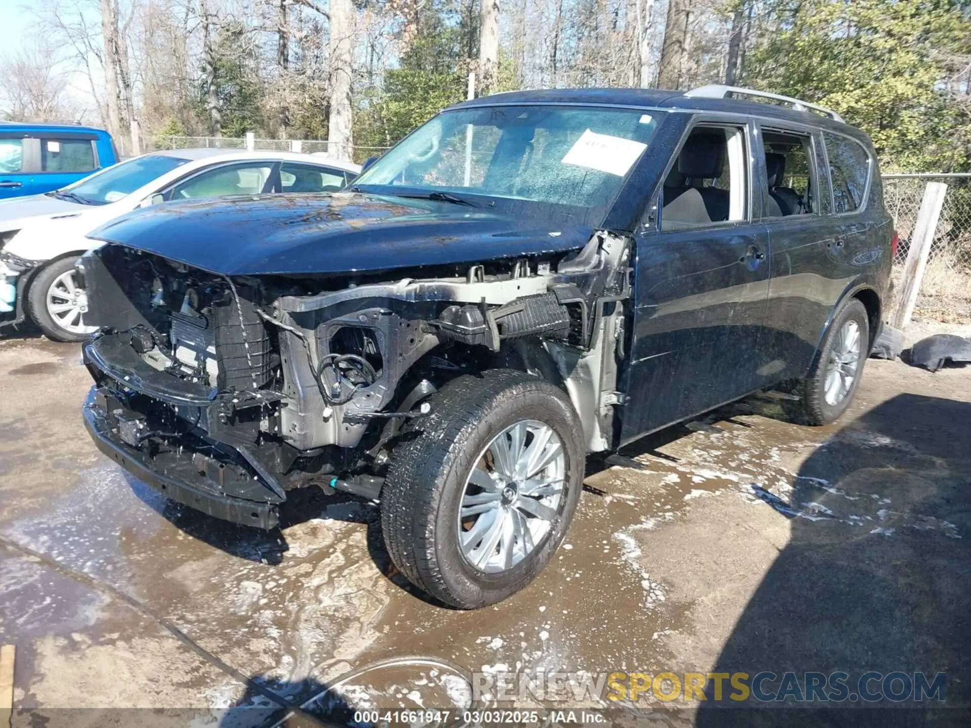 2 Photograph of a damaged car JN8AZ2AE1M9272448 INFINITI QX80 2021