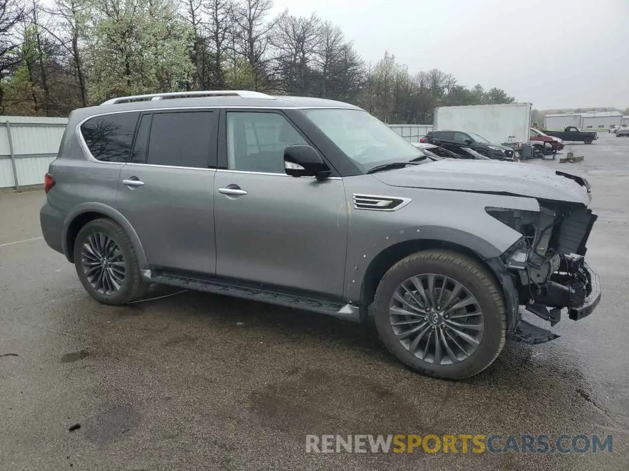 4 Фотография поврежденного автомобиля JN8AZ2AE3M9267803 INFINITI QX80 2021