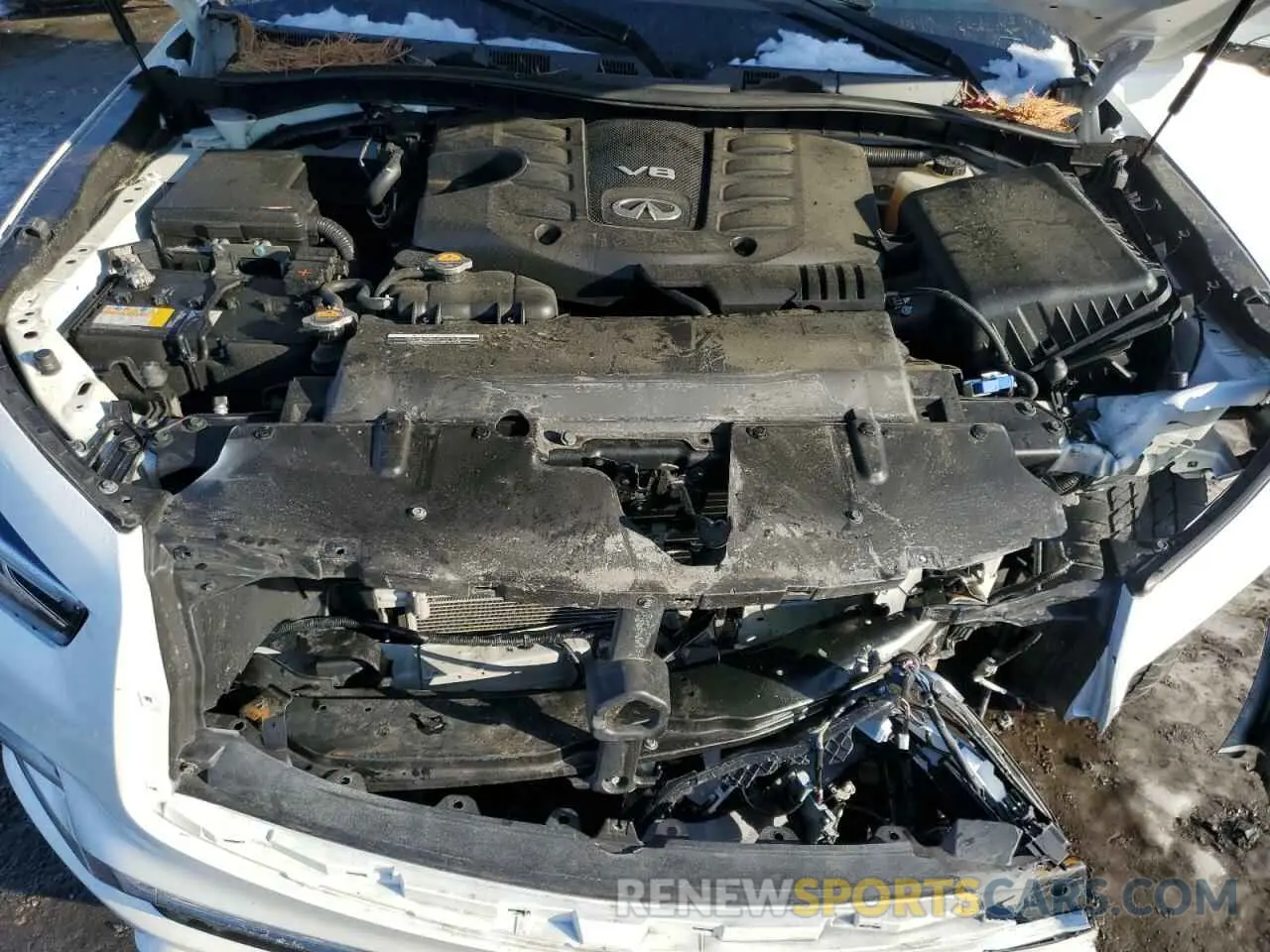 12 Фотография поврежденного автомобиля JN8AZ2AE3M9270426 INFINITI QX80 2021