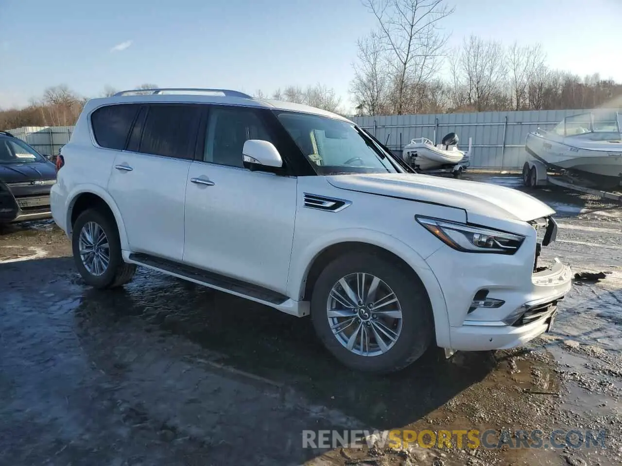 4 Фотография поврежденного автомобиля JN8AZ2AE3M9270426 INFINITI QX80 2021