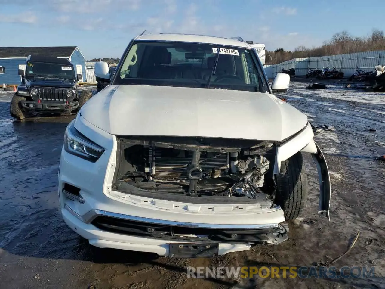 5 Фотография поврежденного автомобиля JN8AZ2AE3M9270426 INFINITI QX80 2021
