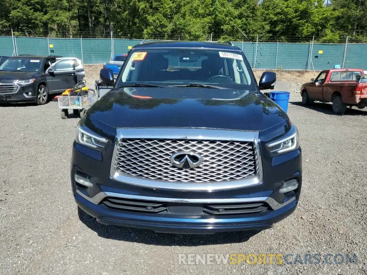 5 Photograph of a damaged car JN8AZ2AE5M9270539 INFINITI QX80 2021