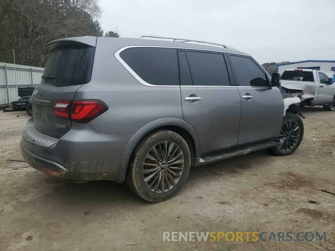3 Фотография поврежденного автомобиля JN8AZ2AF0M9720509 INFINITI QX80 2021
