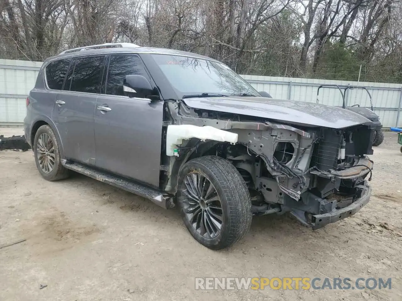 4 Фотография поврежденного автомобиля JN8AZ2AF0M9720509 INFINITI QX80 2021