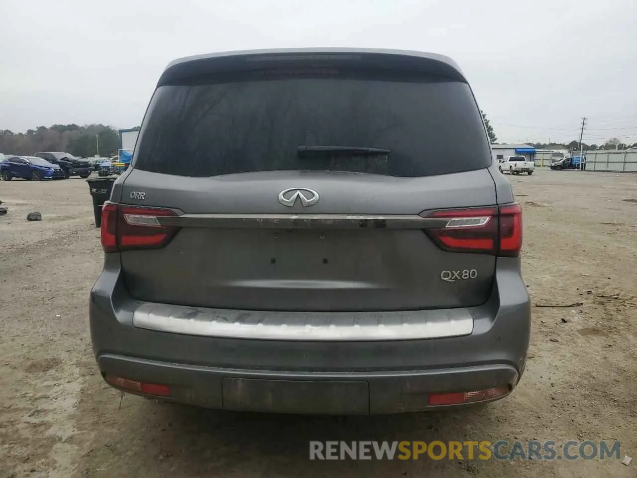 6 Фотография поврежденного автомобиля JN8AZ2AF0M9720509 INFINITI QX80 2021