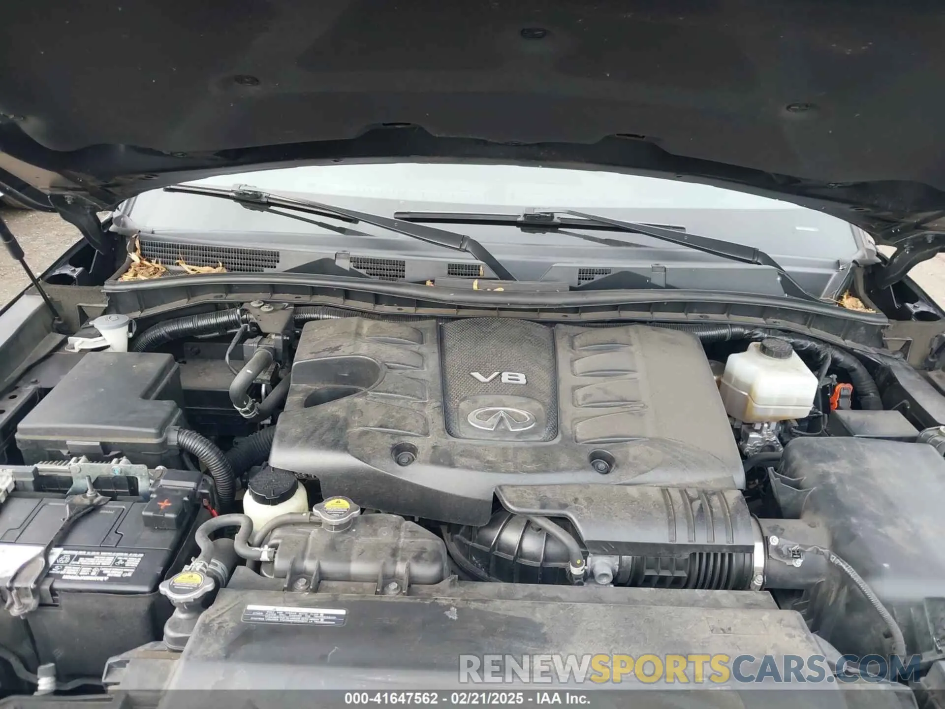 10 Фотография поврежденного автомобиля JN8AZ2AF1M9718638 INFINITI QX80 2021