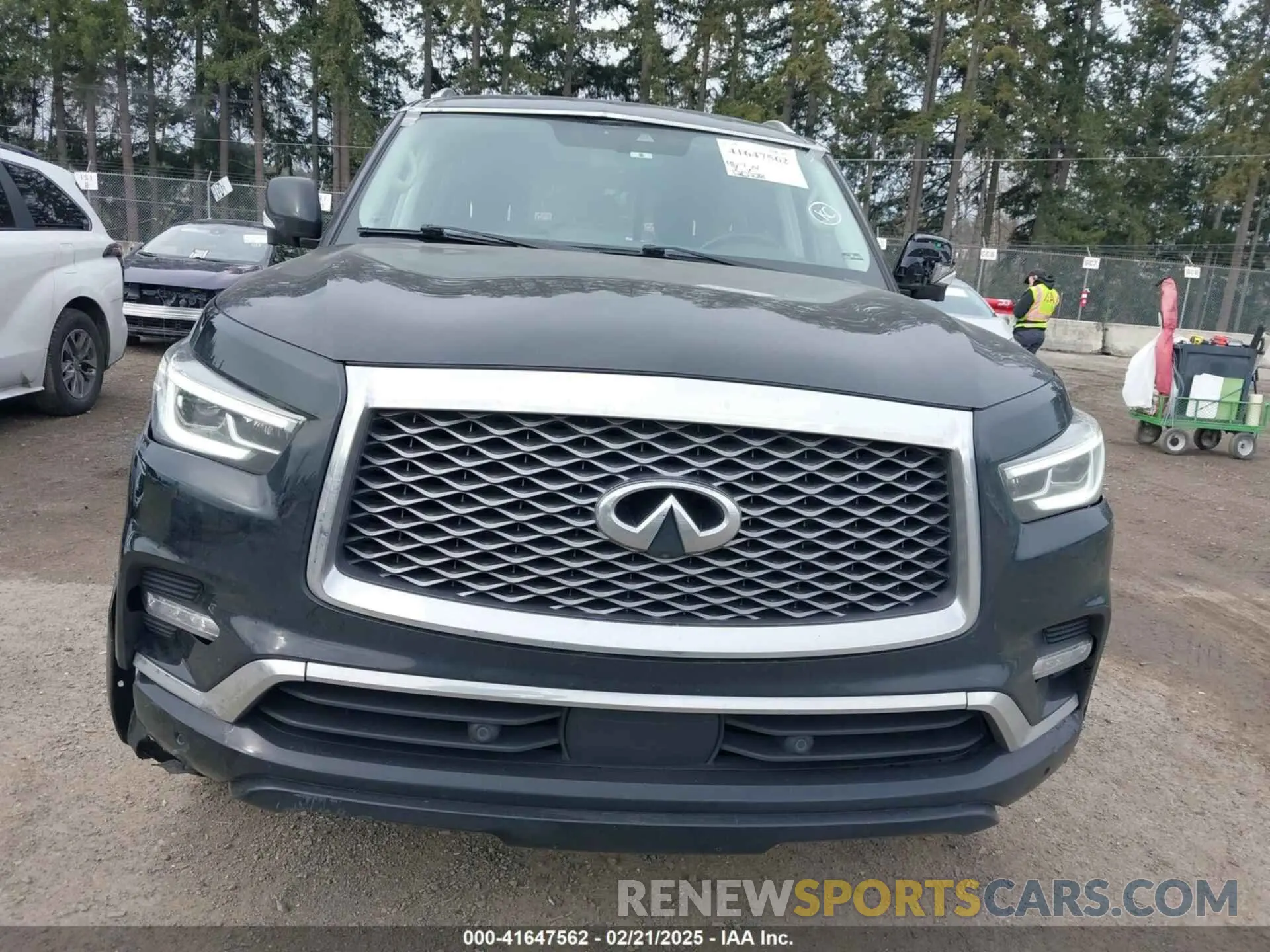 12 Фотография поврежденного автомобиля JN8AZ2AF1M9718638 INFINITI QX80 2021
