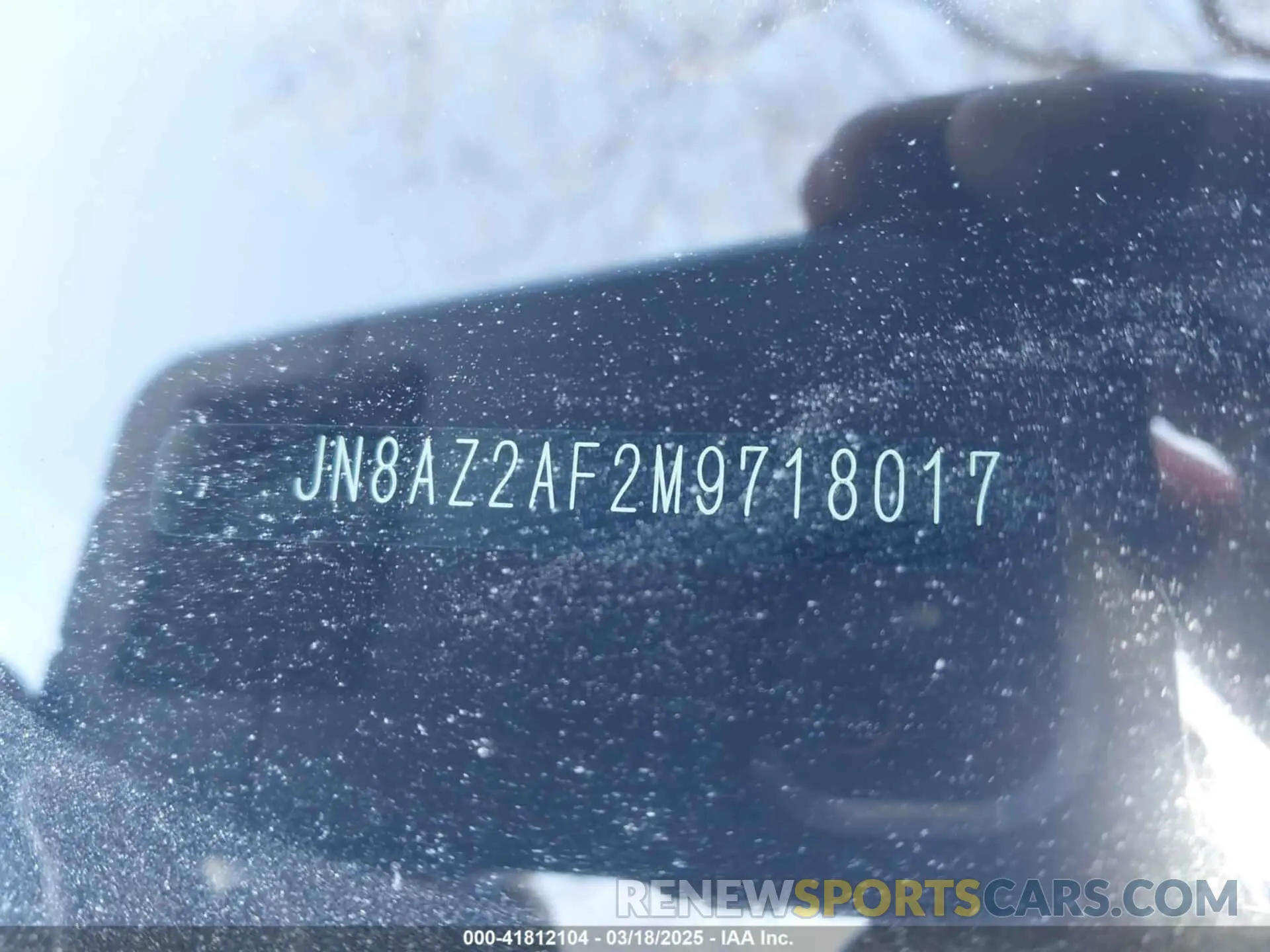 16 Photograph of a damaged car JN8AZ2AF2M9718017 INFINITI QX80 2021