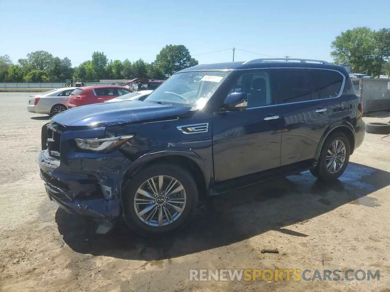 1 Photograph of a damaged car JN8AZ2AF2M9719782 INFINITI QX80 2021