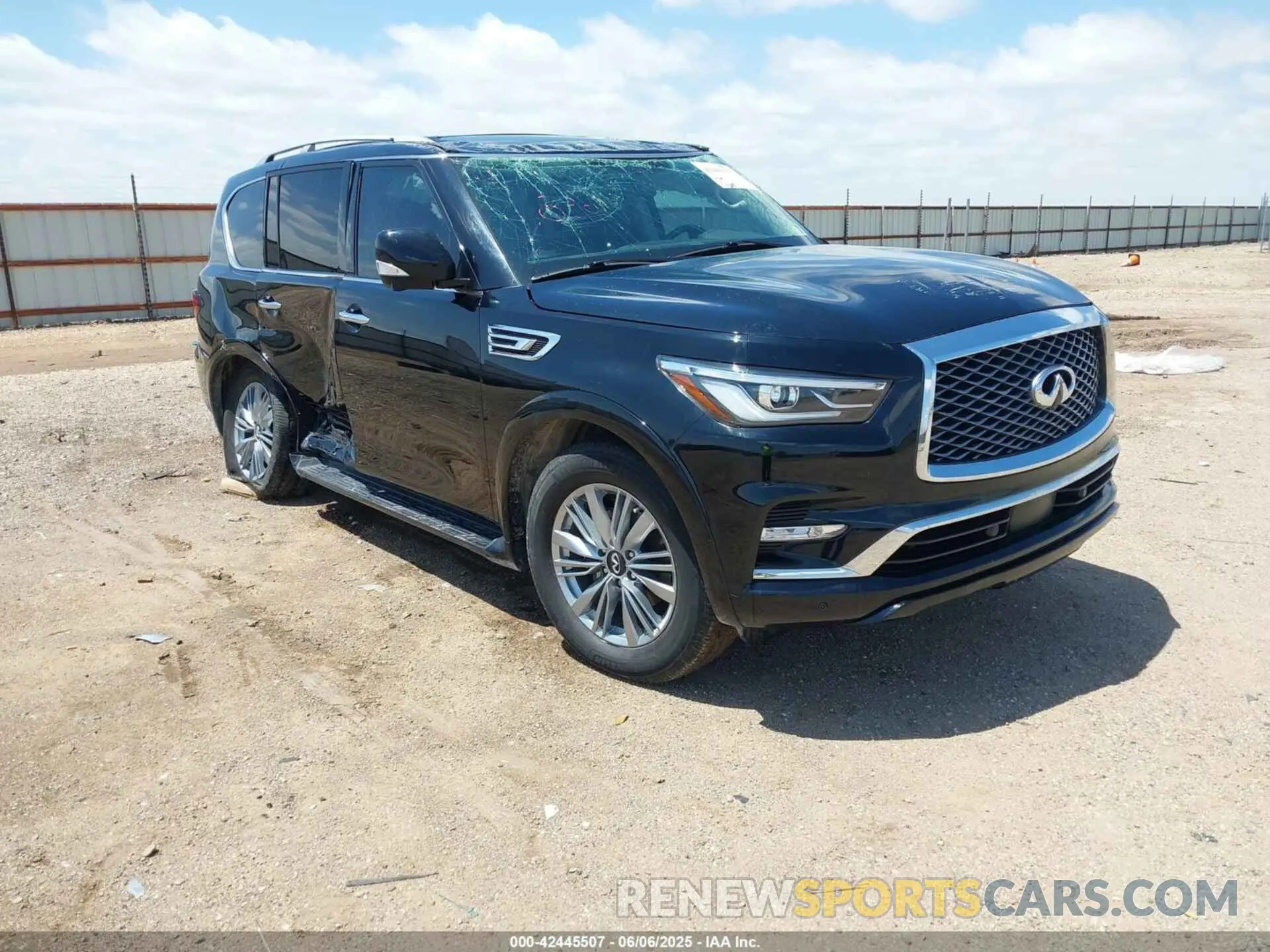 1 Фотография поврежденного автомобиля JN8AZ2AF2M9719832 INFINITI QX80 2021
