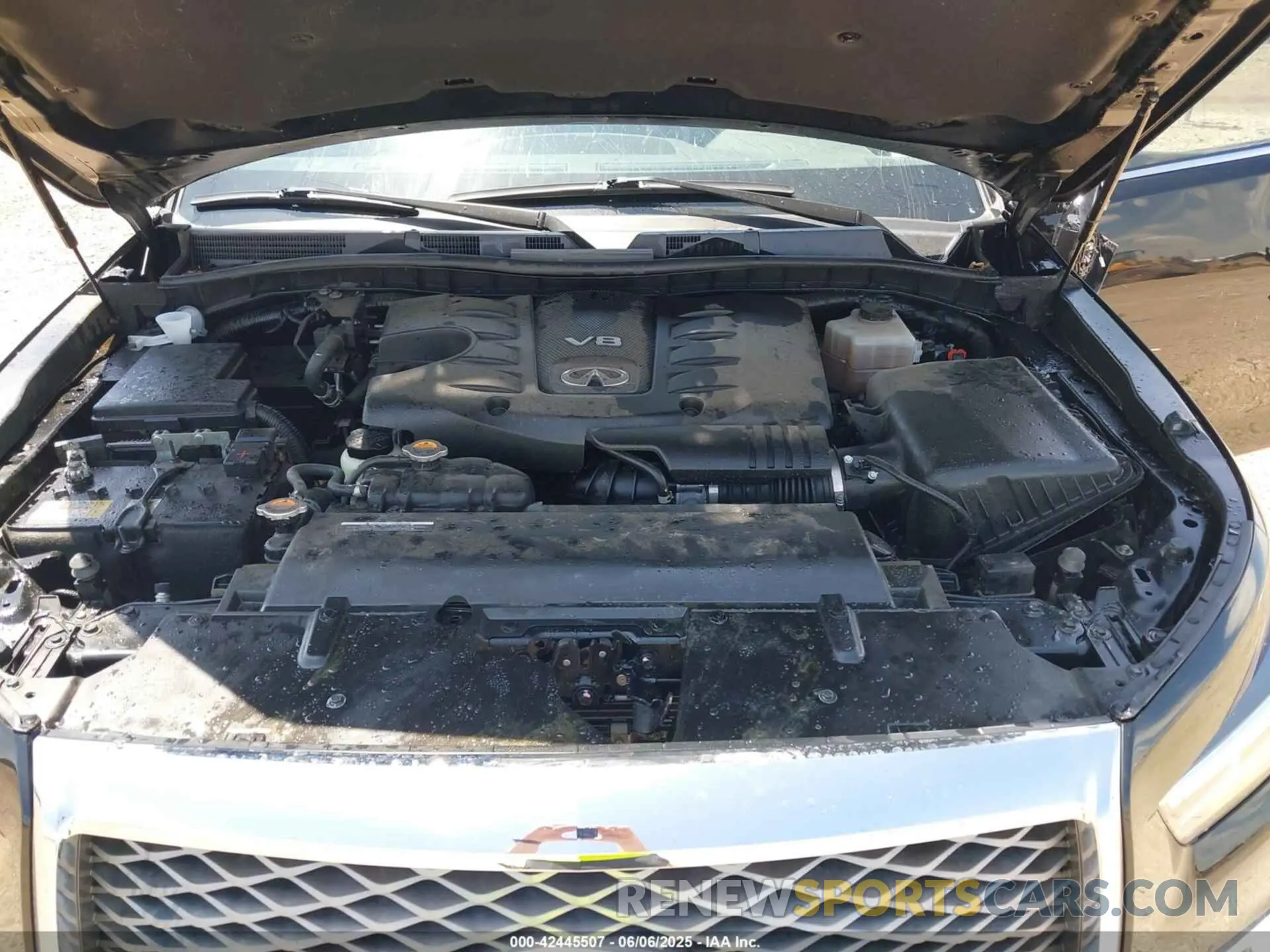 10 Фотография поврежденного автомобиля JN8AZ2AF2M9719832 INFINITI QX80 2021