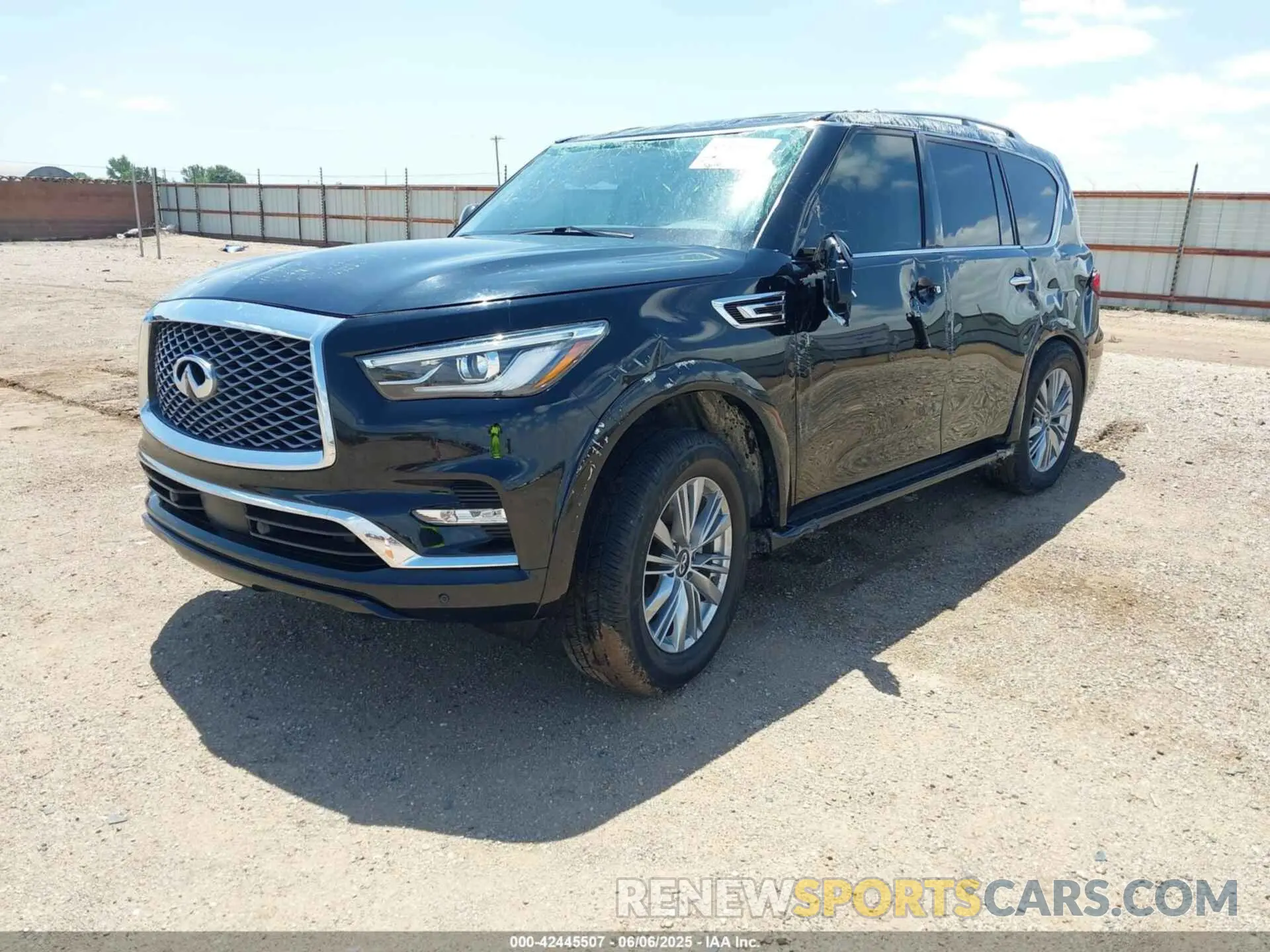 2 Фотография поврежденного автомобиля JN8AZ2AF2M9719832 INFINITI QX80 2021