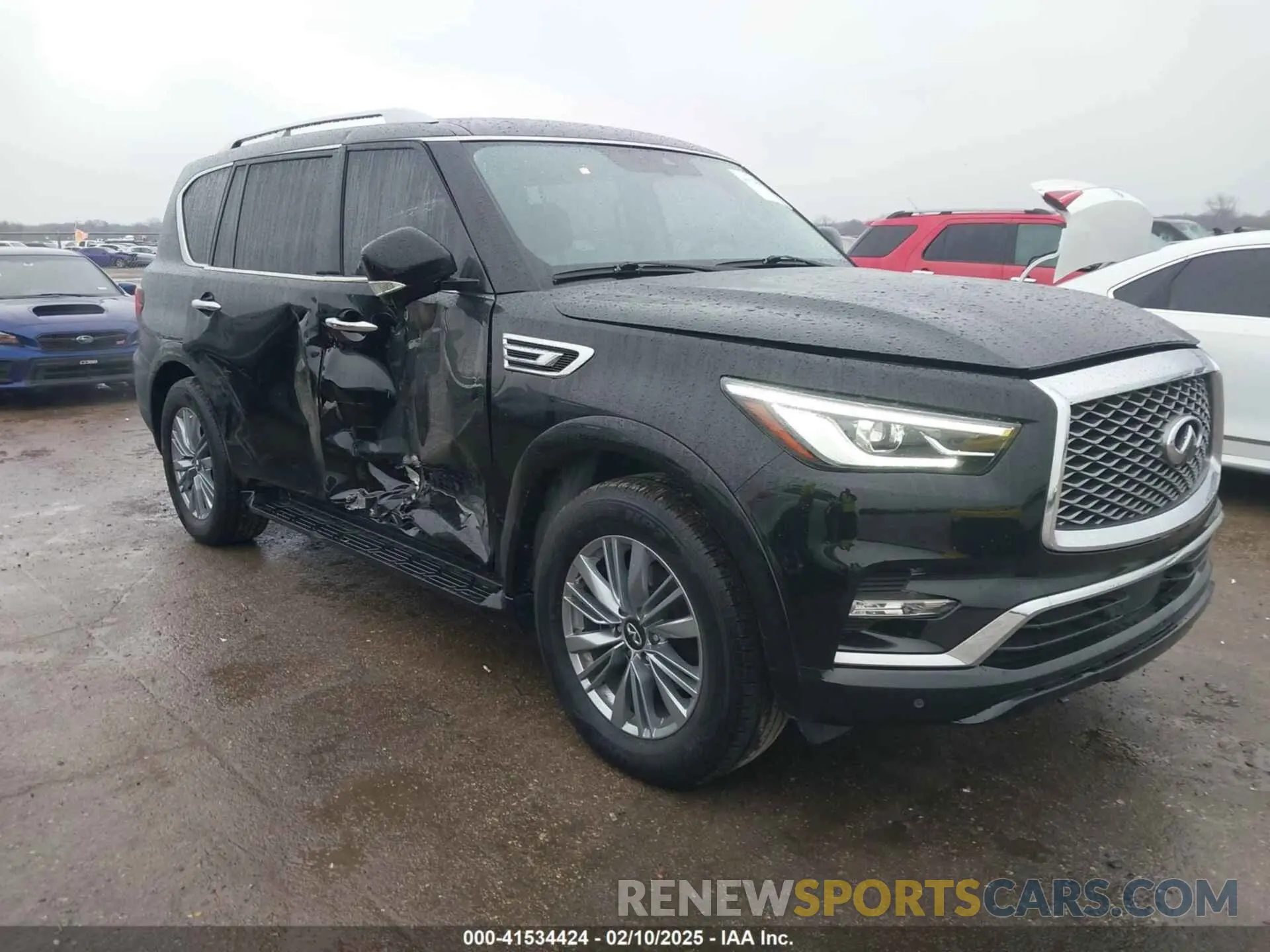 1 Фотография поврежденного автомобиля JN8AZ2AF3M9719743 INFINITI QX80 2021