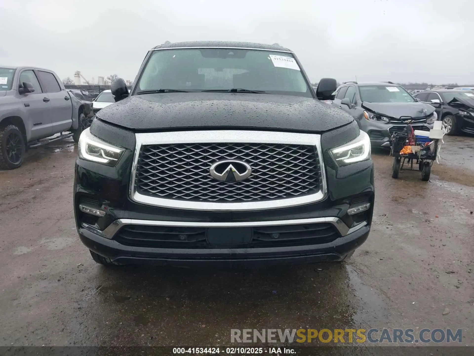 12 Фотография поврежденного автомобиля JN8AZ2AF3M9719743 INFINITI QX80 2021