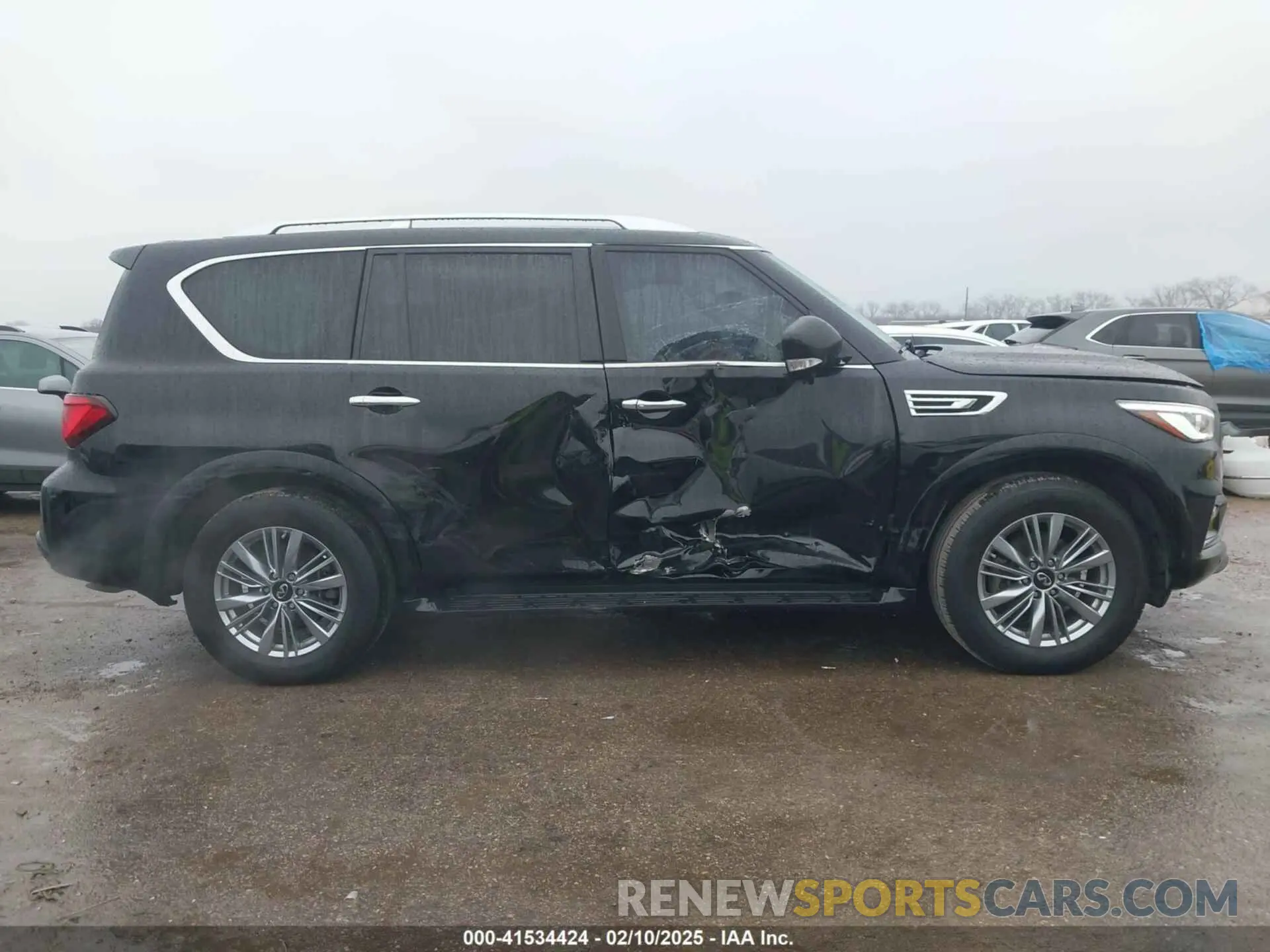 13 Фотография поврежденного автомобиля JN8AZ2AF3M9719743 INFINITI QX80 2021