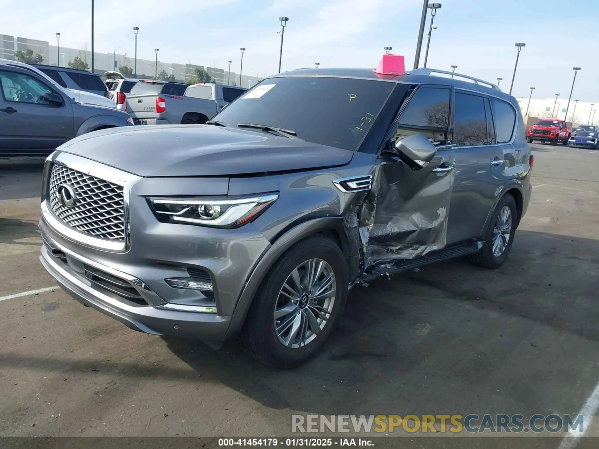 2 Photograph of a damaged car JN8AZ2AF4M9717841 INFINITI QX80 2021