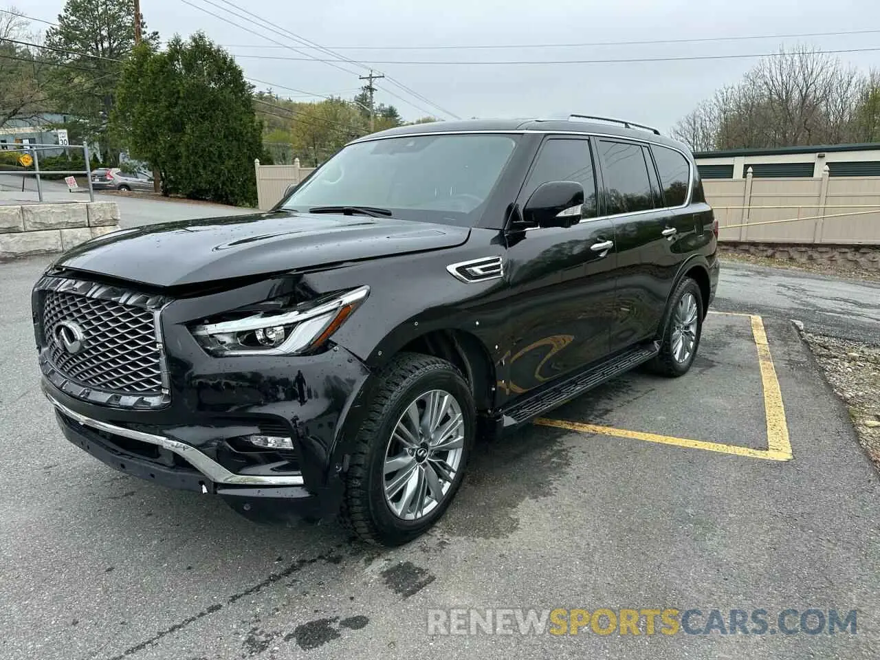 1 Фотография поврежденного автомобиля JN8AZ2AF6M9718439 INFINITI QX80 2021