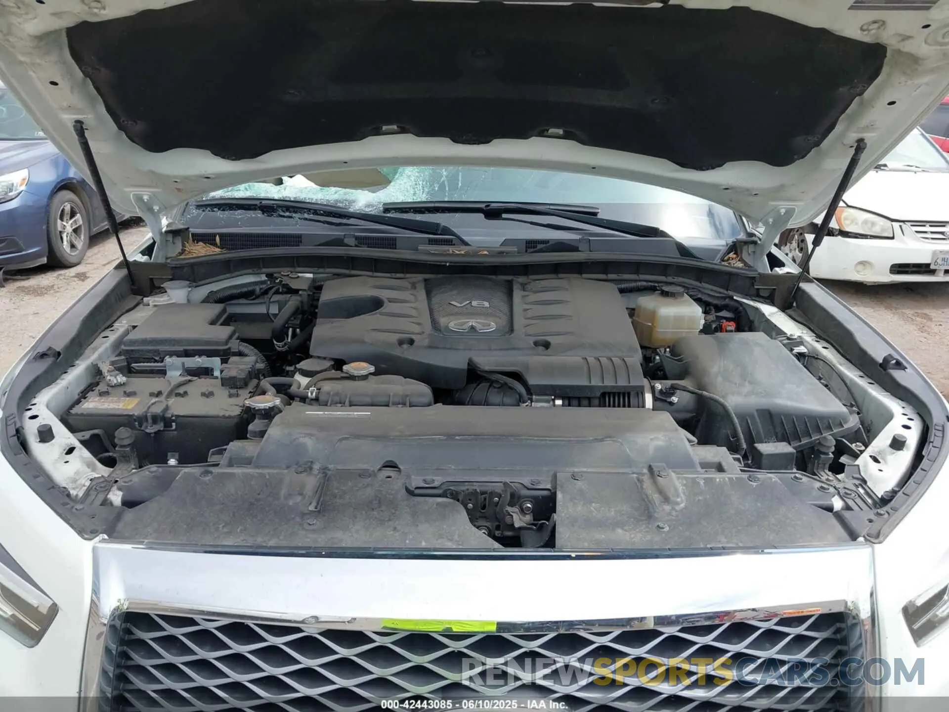 10 Photograph of a damaged car JN8AZ2BE7M9273506 INFINITI QX80 2021