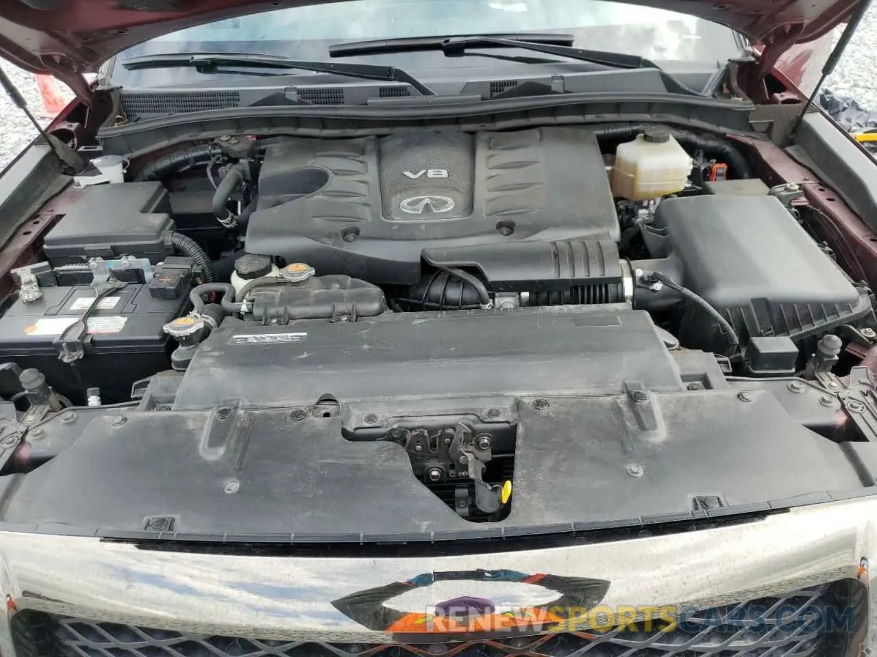 12 Фотография поврежденного автомобиля JN8AZ2AD2N9870606 INFINITI QX80 2022