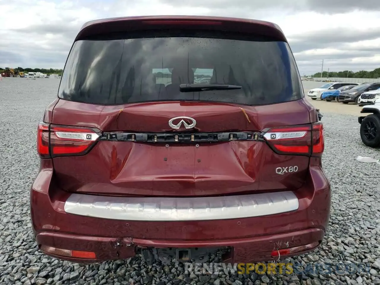 6 Фотография поврежденного автомобиля JN8AZ2AD2N9870606 INFINITI QX80 2022