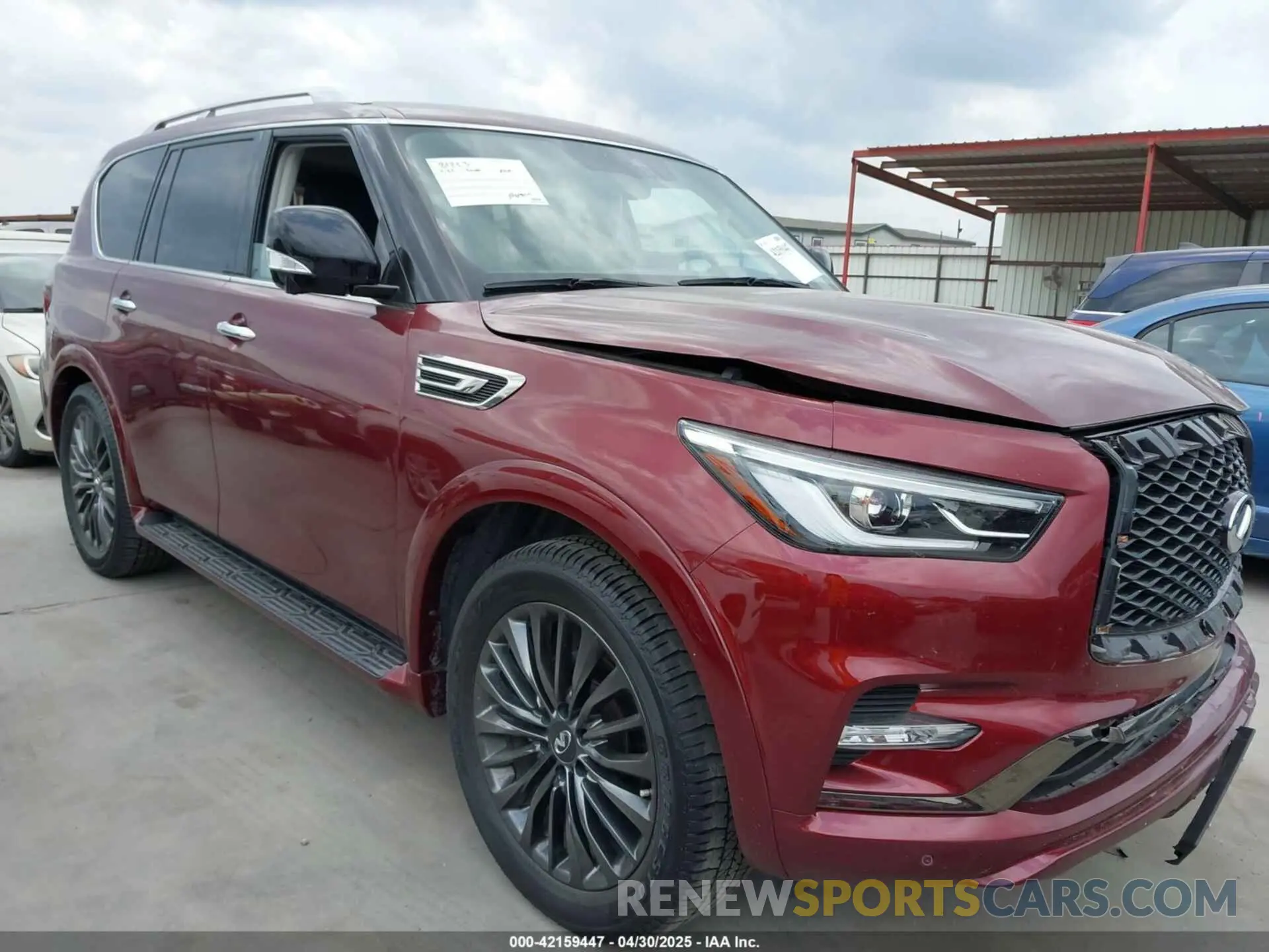 1 Фотография поврежденного автомобиля JN8AZ2AE6N9293734 INFINITI QX80 2022