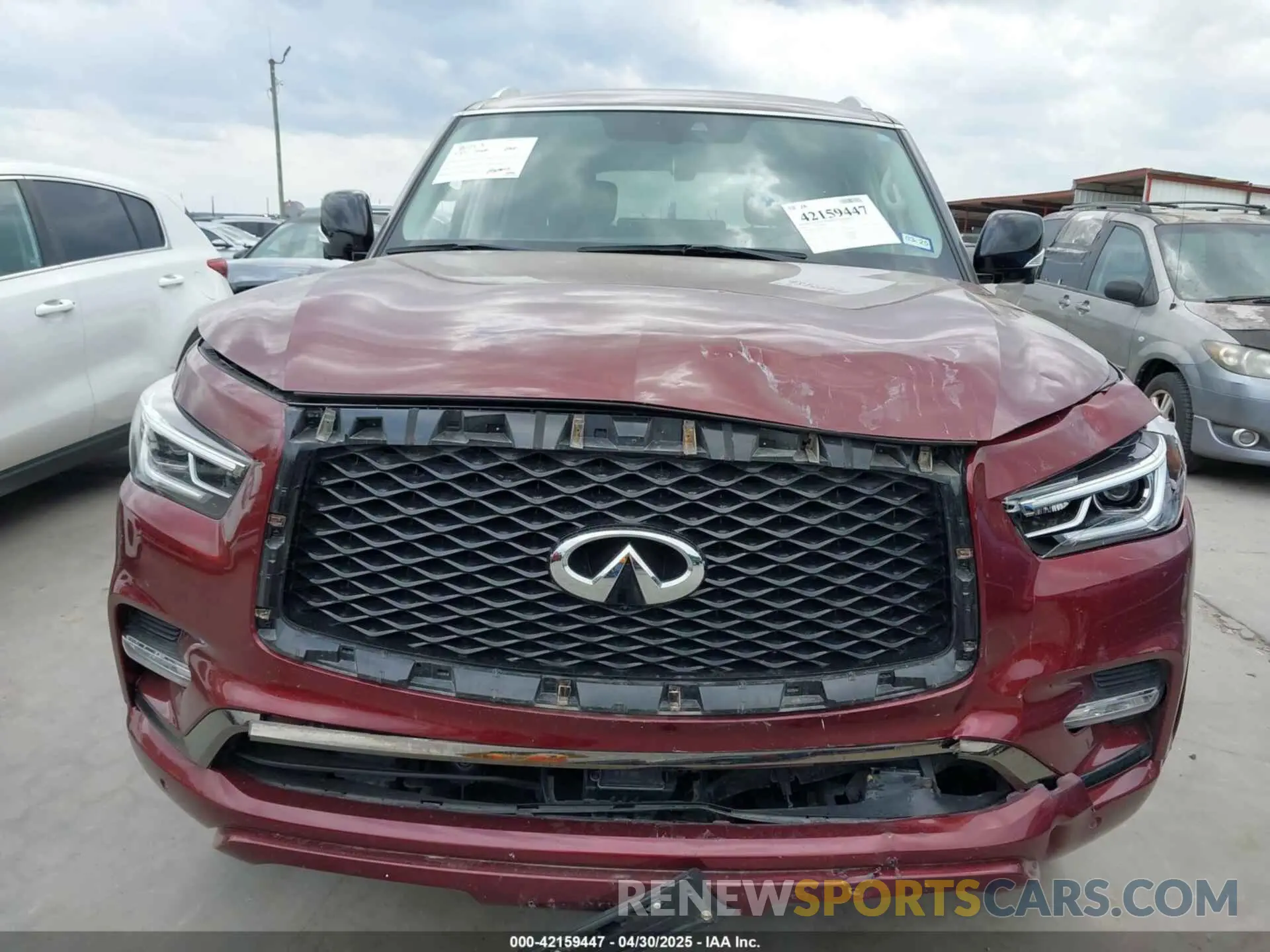 13 Фотография поврежденного автомобиля JN8AZ2AE6N9293734 INFINITI QX80 2022