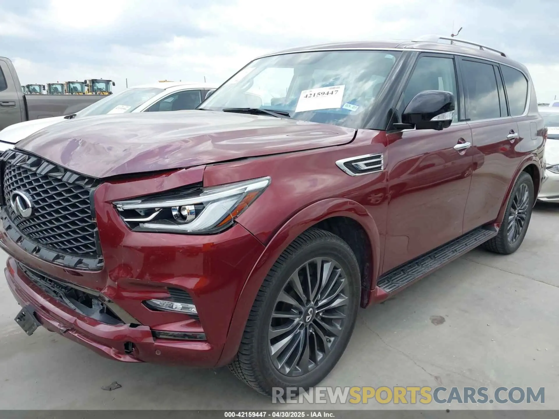 2 Фотография поврежденного автомобиля JN8AZ2AE6N9293734 INFINITI QX80 2022
