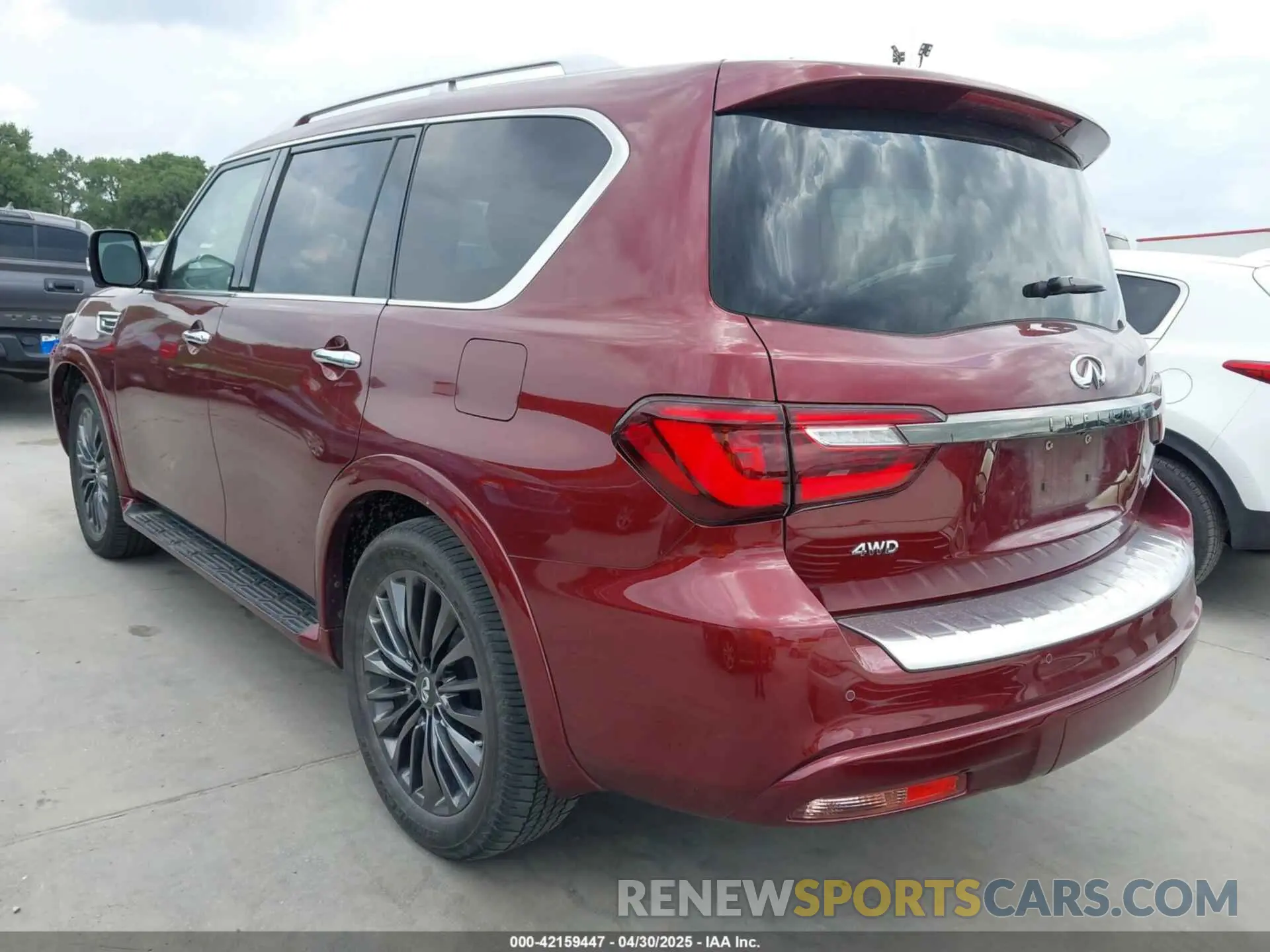 3 Фотография поврежденного автомобиля JN8AZ2AE6N9293734 INFINITI QX80 2022
