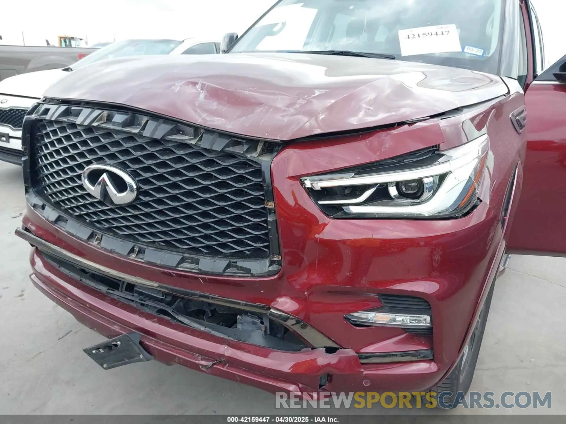 6 Фотография поврежденного автомобиля JN8AZ2AE6N9293734 INFINITI QX80 2022
