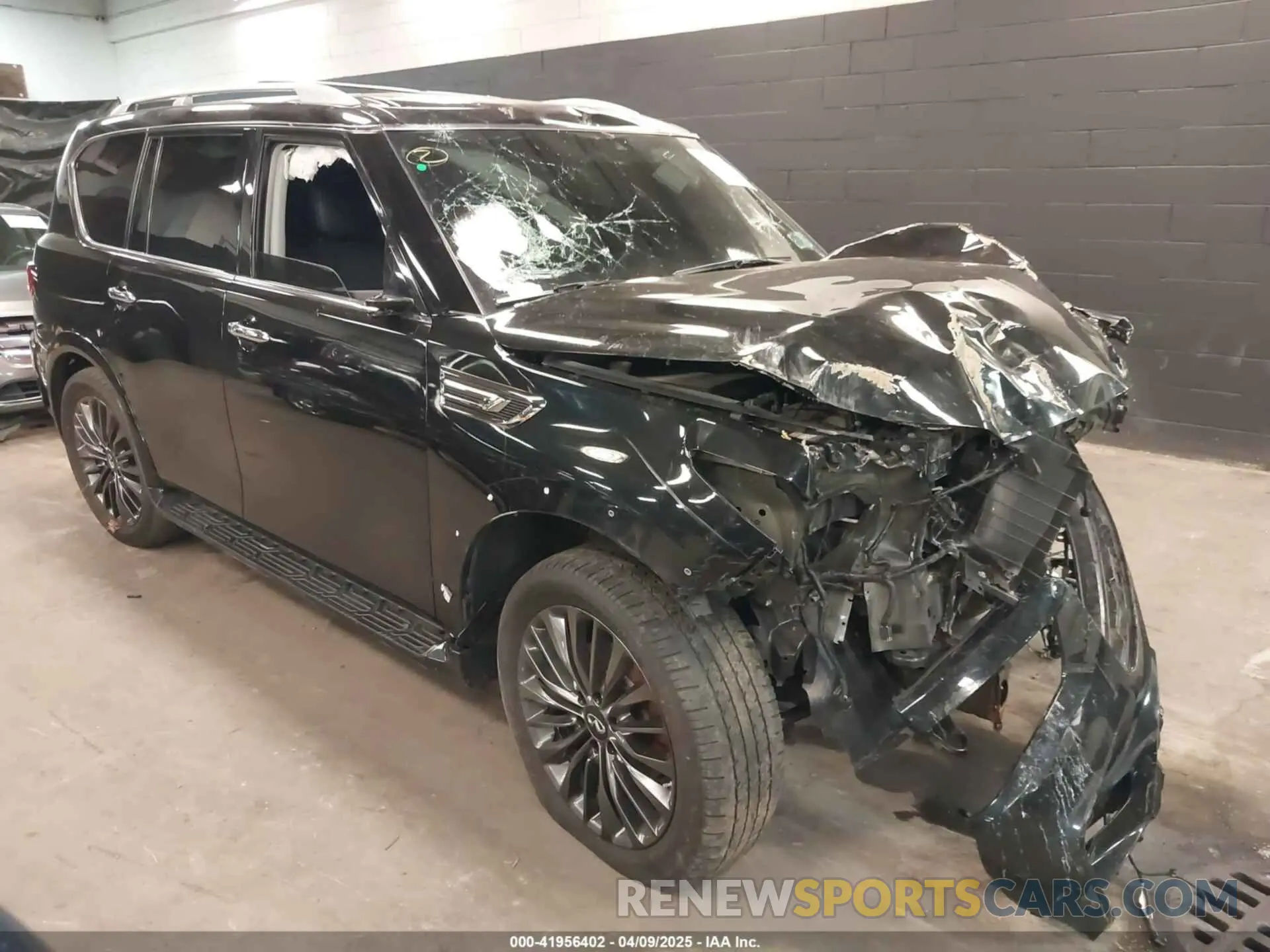 1 Photograph of a damaged car JN8AZ2AEXN9292263 INFINITI QX80 2022