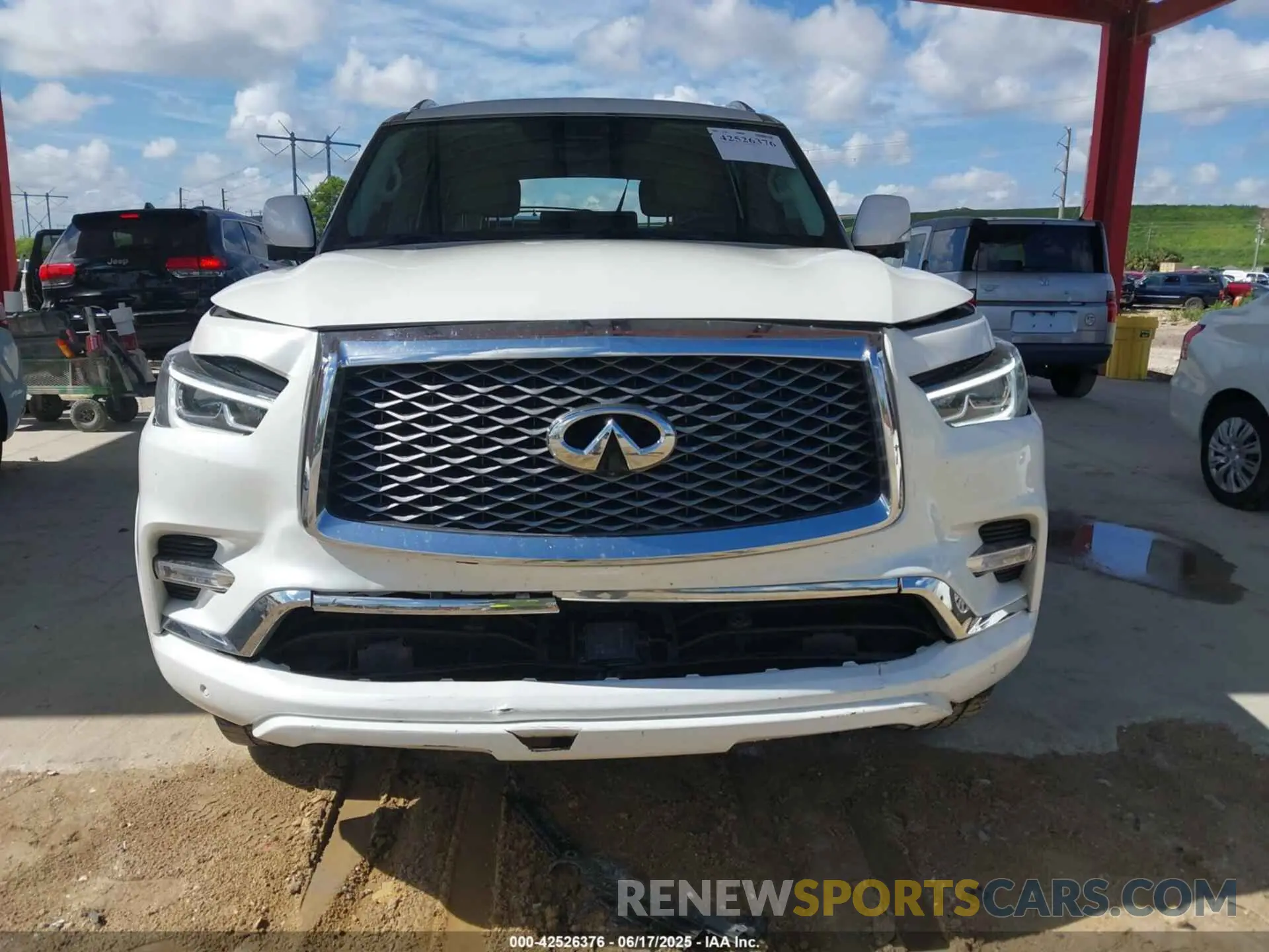 6 Photograph of a damaged car JN8AZ2AF3N9740156 INFINITI QX80 2022