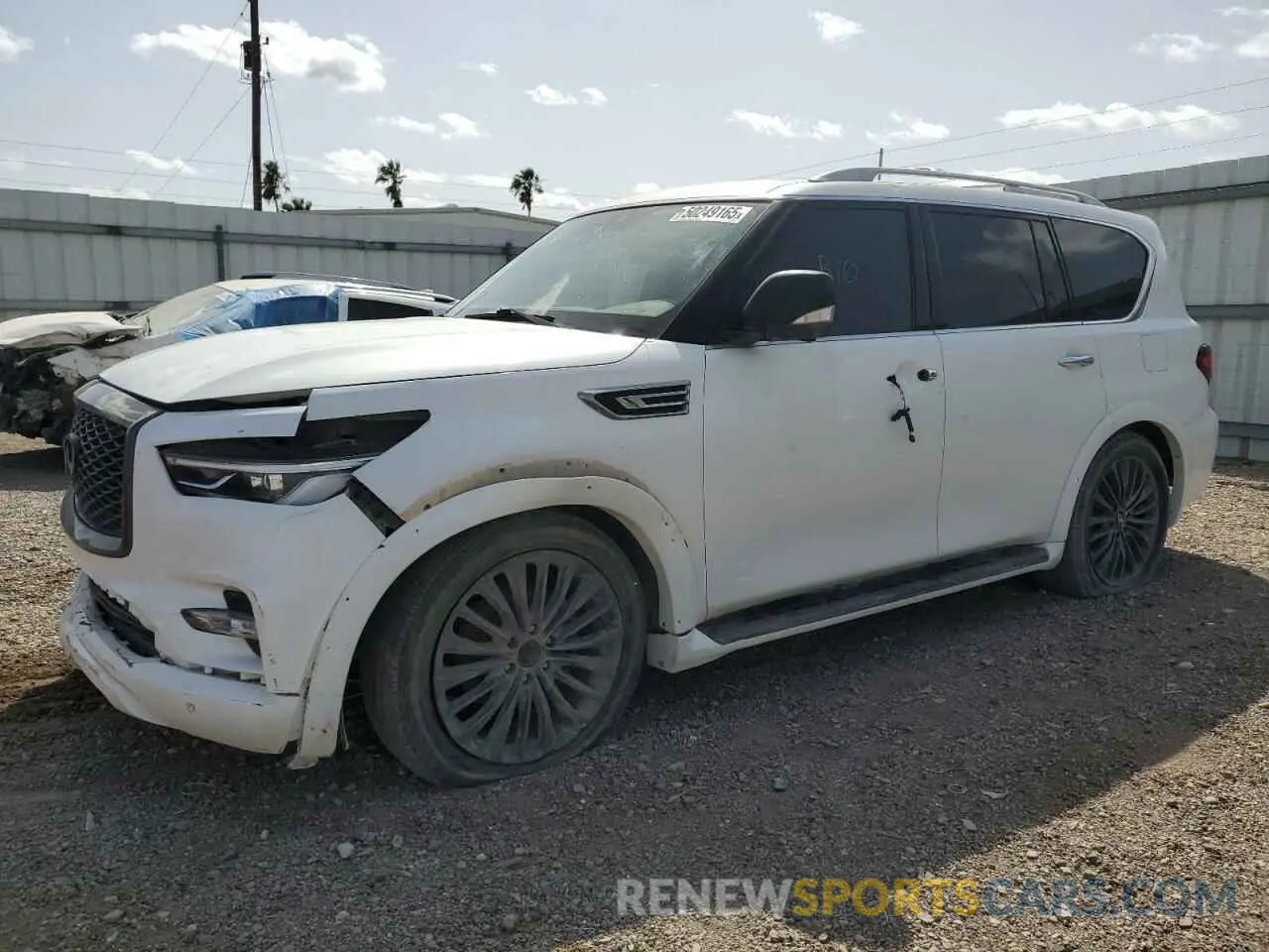 1 Photograph of a damaged car JN8AZ2AF5N9743883 INFINITI QX80 2022