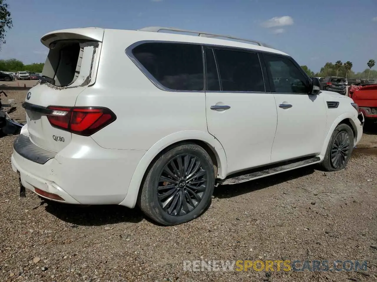 3 Photograph of a damaged car JN8AZ2AF5N9743883 INFINITI QX80 2022