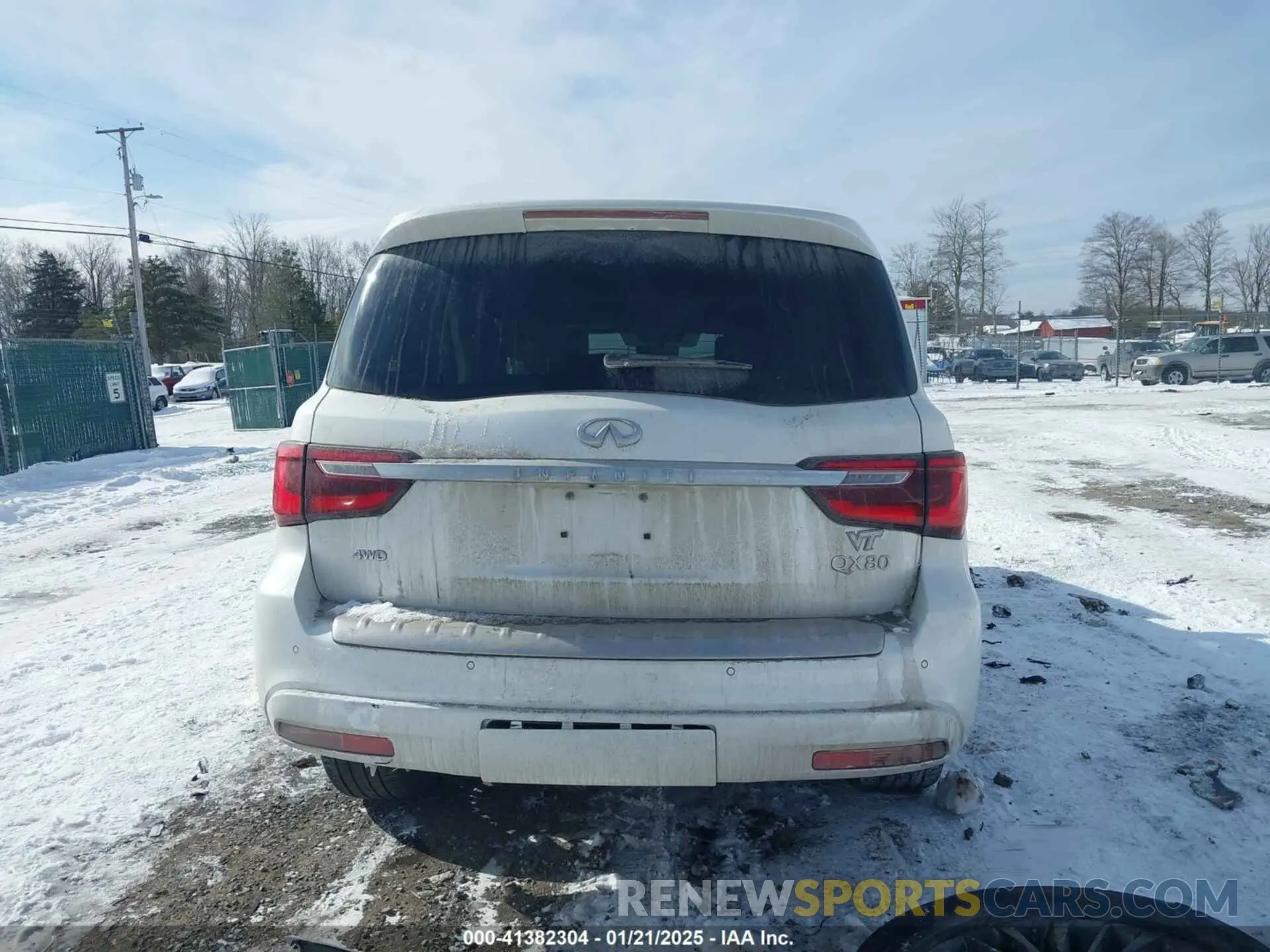17 Photograph of a damaged car JN8AZ2BE0N9291461 INFINITI QX80 2022