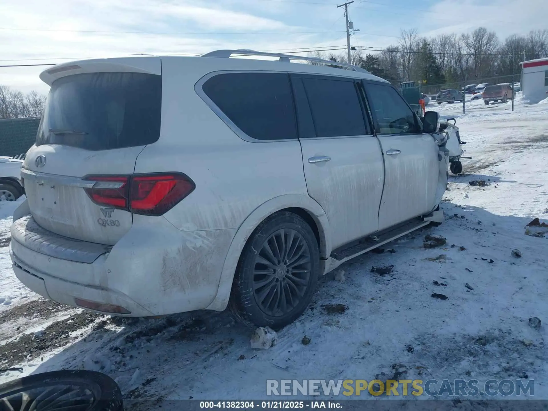 4 Photograph of a damaged car JN8AZ2BE0N9291461 INFINITI QX80 2022