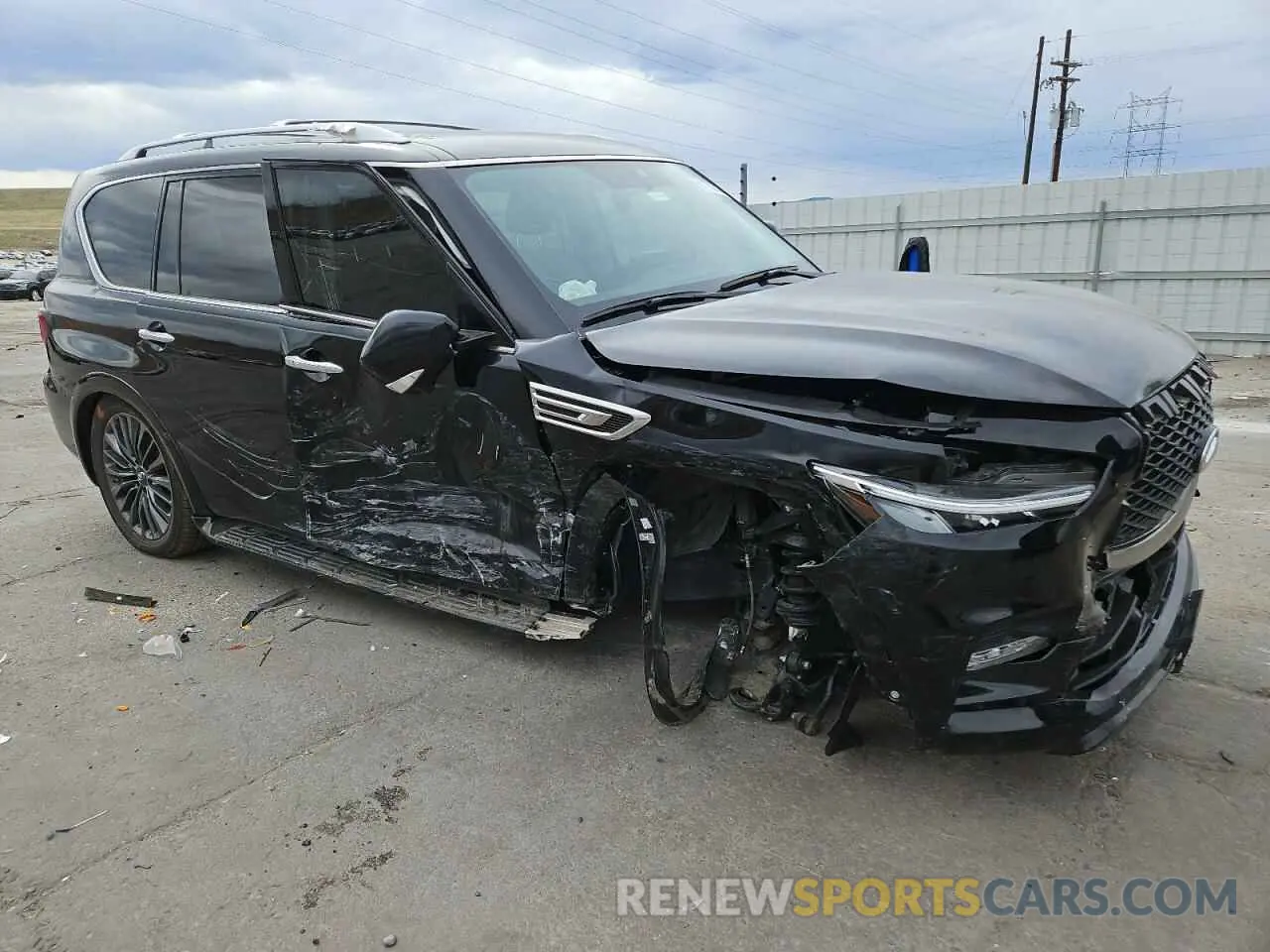 4 Фотография поврежденного автомобиля JN8AZ2AC4P9491696 INFINITI QX80 2023