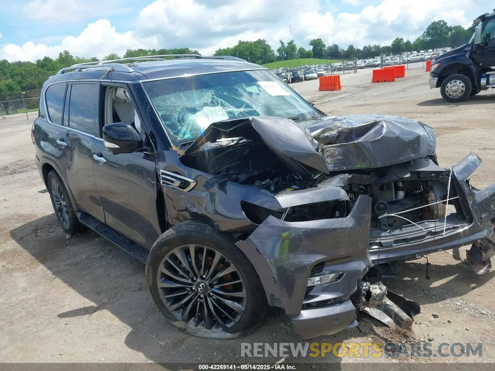 6 Photograph of a damaged car JN8AZ2AE2P9304263 INFINITI QX80 2023
