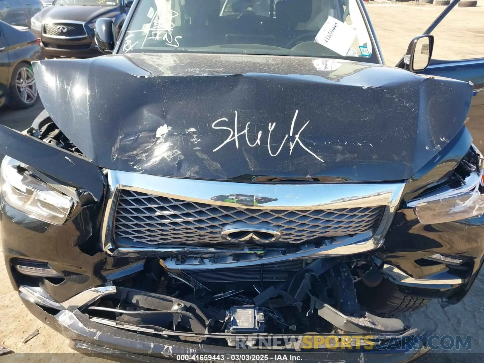 10 Photograph of a damaged car JN8AZ2AE3P9303090 INFINITI QX80 2023