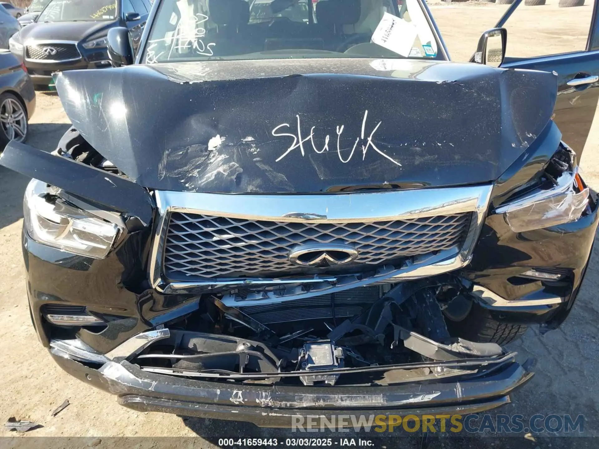 6 Photograph of a damaged car JN8AZ2AE3P9303090 INFINITI QX80 2023