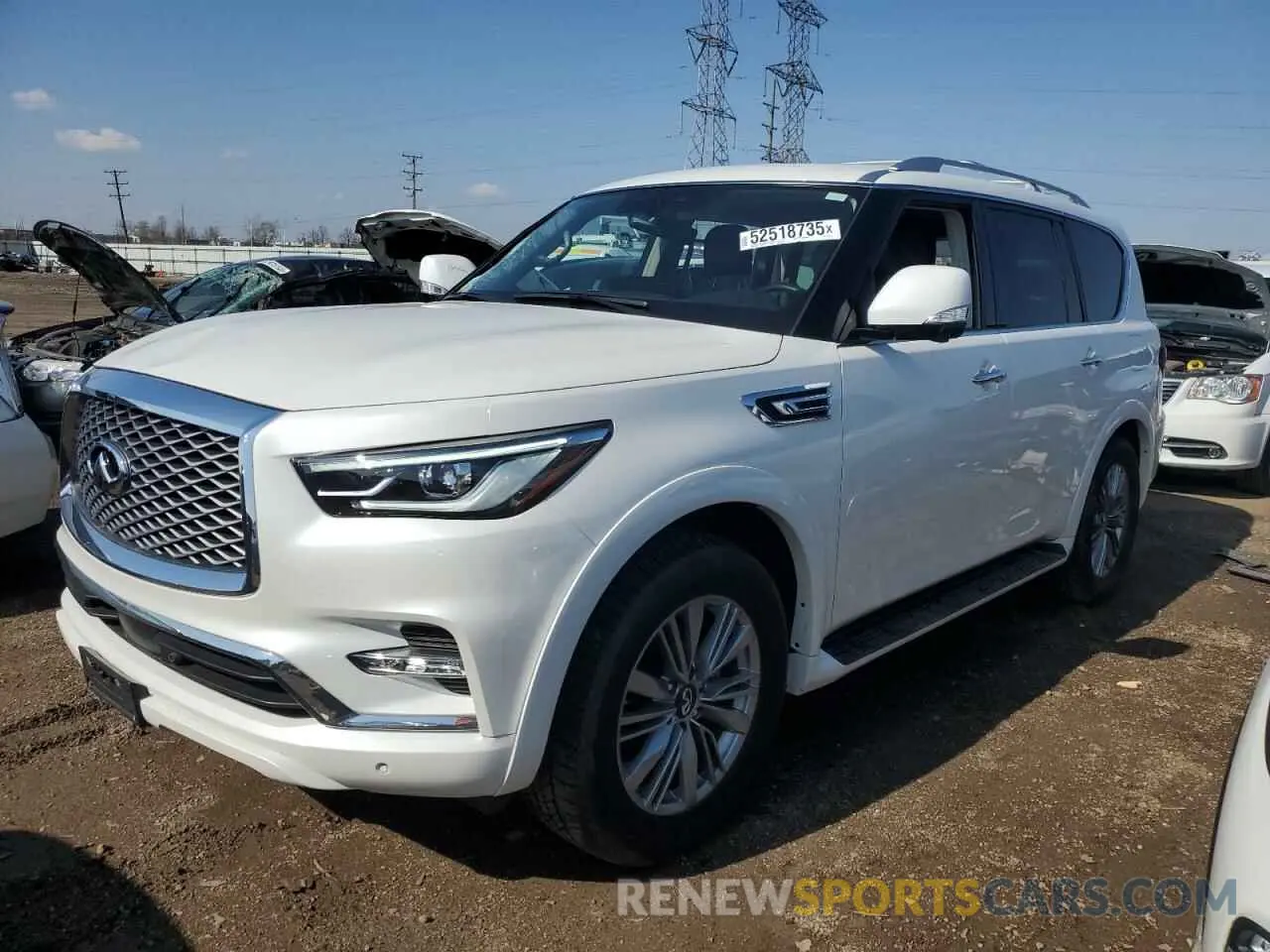 1 Photograph of a damaged car JN8AZ2AE7P9302556 INFINITI QX80 2023