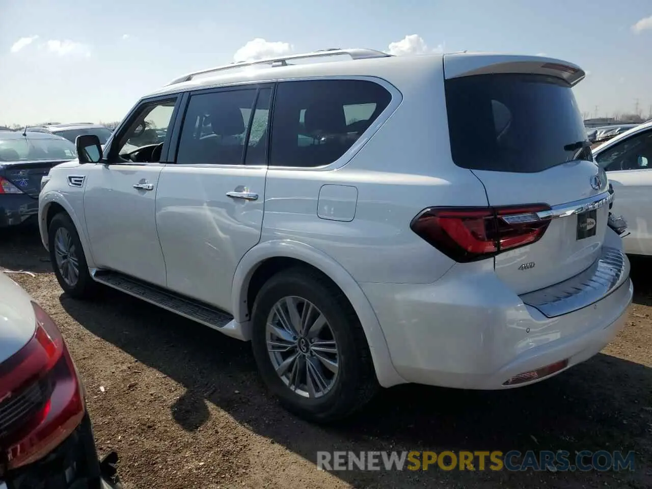 2 Photograph of a damaged car JN8AZ2AE7P9302556 INFINITI QX80 2023