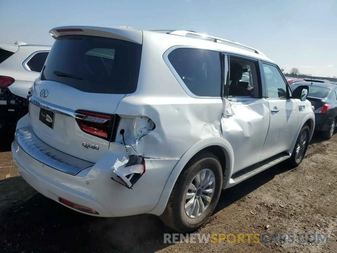 3 Photograph of a damaged car JN8AZ2AE7P9302556 INFINITI QX80 2023
