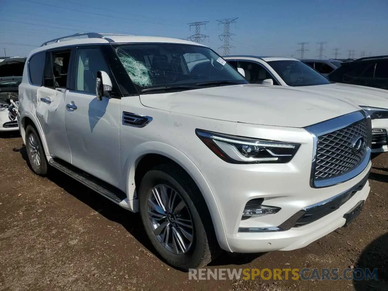 4 Photograph of a damaged car JN8AZ2AE7P9302556 INFINITI QX80 2023