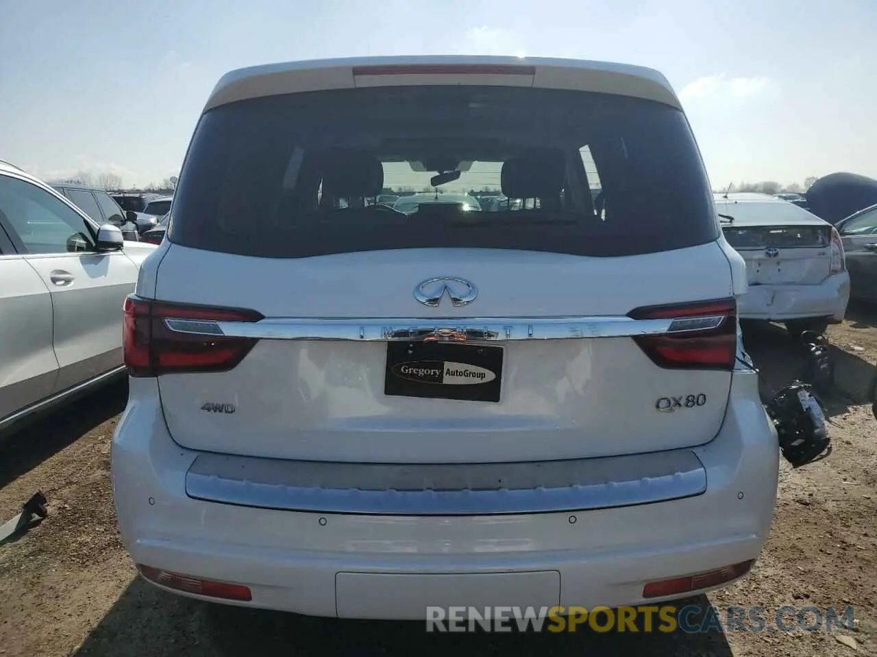 6 Photograph of a damaged car JN8AZ2AE7P9302556 INFINITI QX80 2023