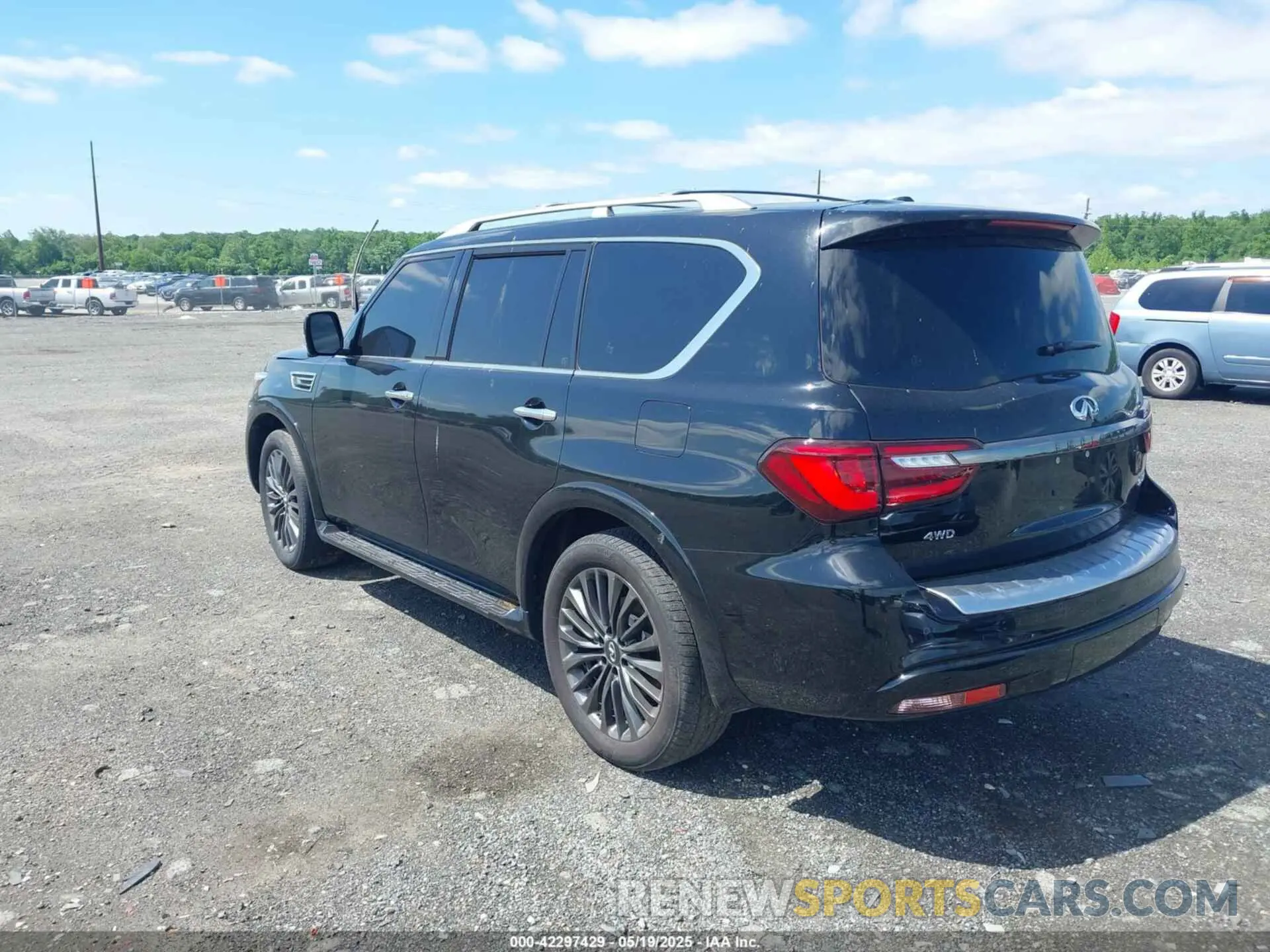 3 Photograph of a damaged car JN8AZ2AE8P9304042 INFINITI QX80 2023