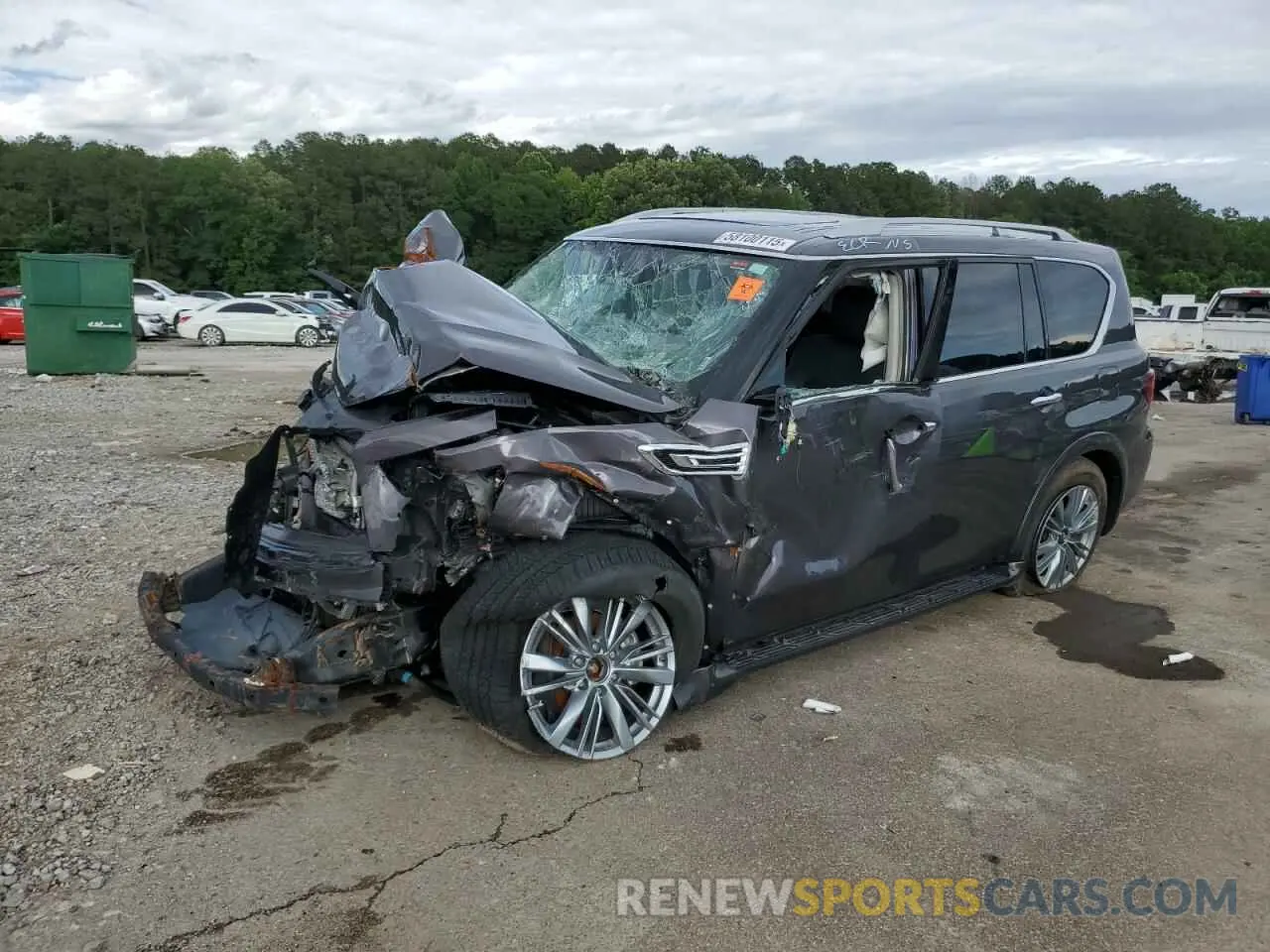 1 Фотография поврежденного автомобиля JN8AZ2AE7R9329825 INFINITI QX80 2024