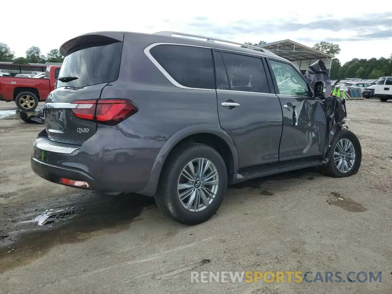 3 Фотография поврежденного автомобиля JN8AZ2AE7R9329825 INFINITI QX80 2024