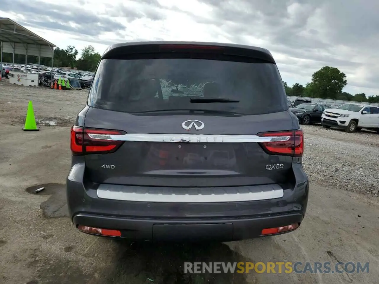 6 Фотография поврежденного автомобиля JN8AZ2AE7R9329825 INFINITI QX80 2024